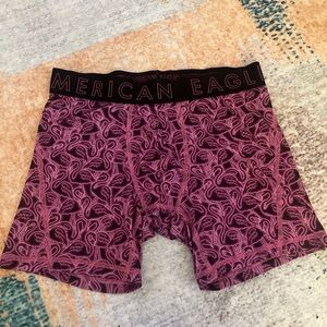 American Eagle Outfitters Pink and Black Boxer Briefs